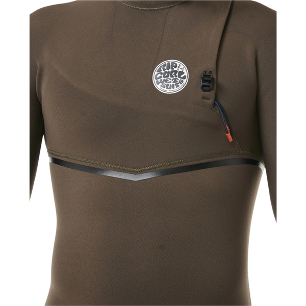 2025 Rip Curl Mens Flashbomb Pro 4/3mm Zip Free Wetsuit 14NMFS - Deep Rock